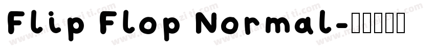 Flip Flop Normal字体转换
